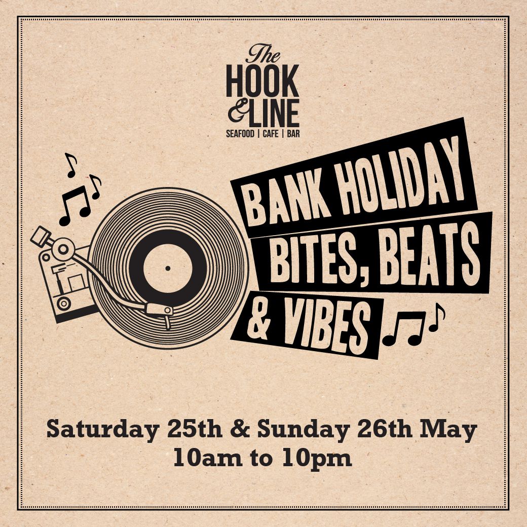 Hook and Line Plymouth Bank Holiday Weekend Poster